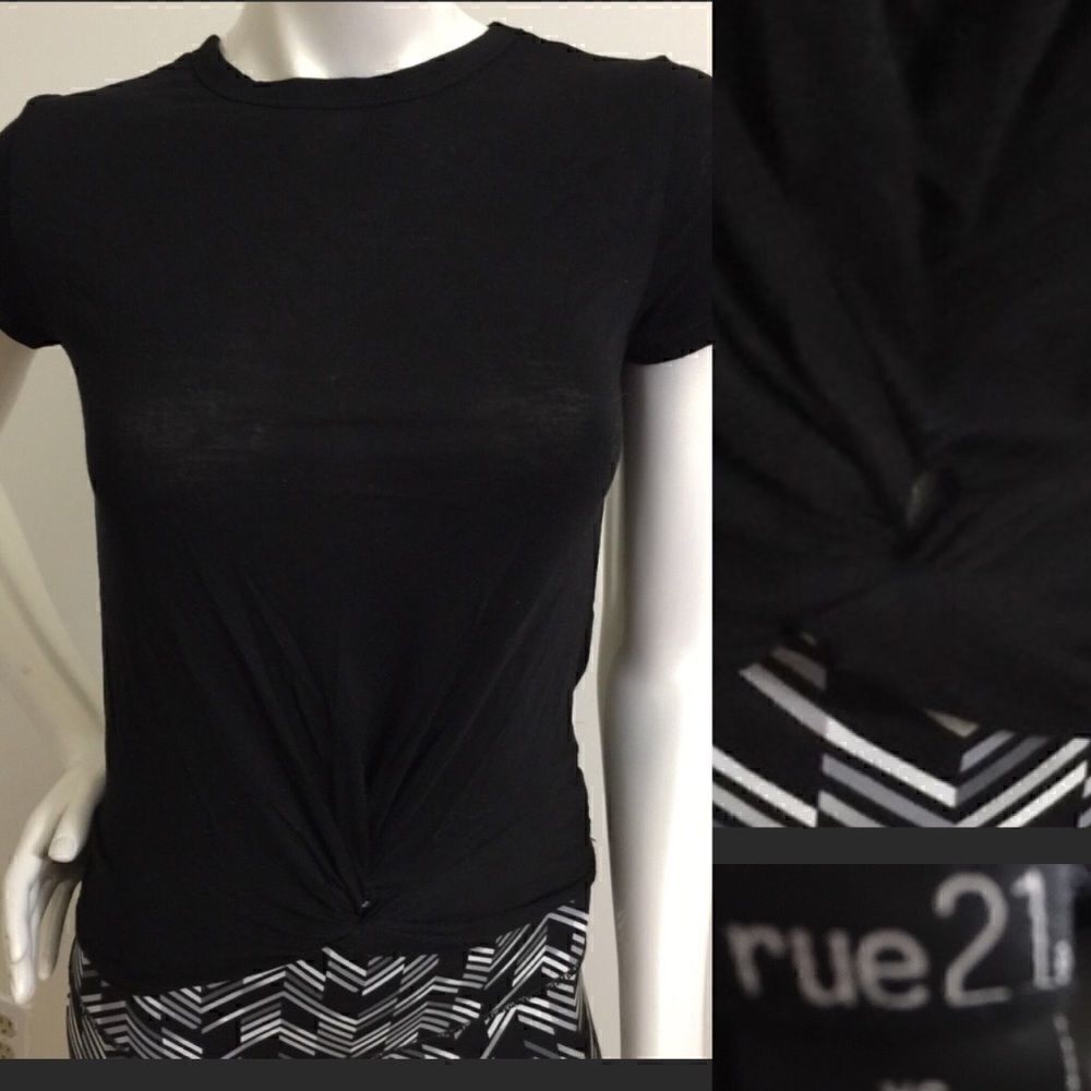 Knot front Top! Rue 21 Thin Comfy